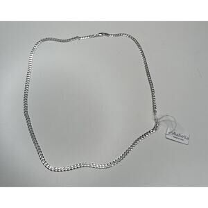 NWT Miabella Italy 26” Silver Chain Necklace